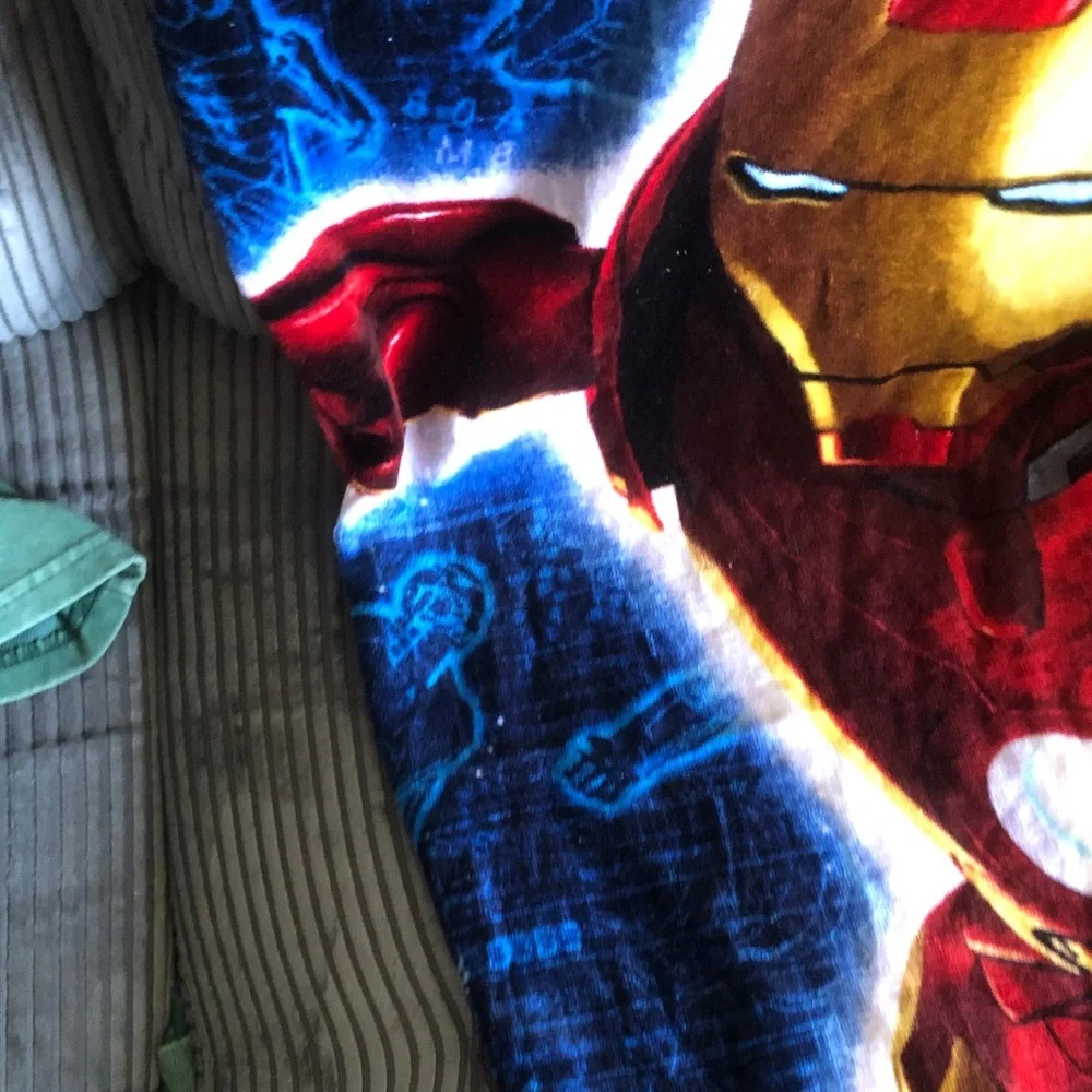 Marvel Iron Man beach towels in Red, Blue, Yellow
